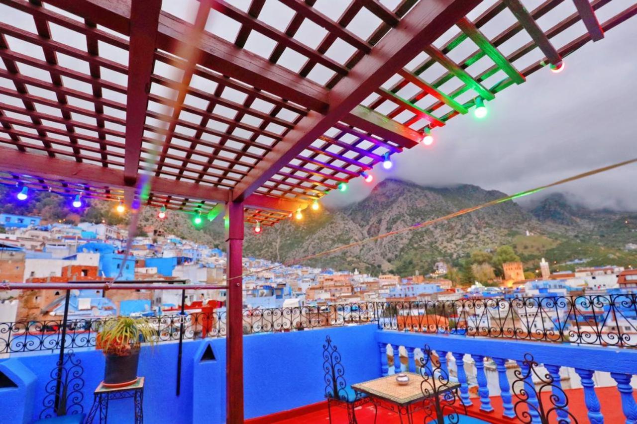 Aymane Rooftop Budget Panoramic Hotel Chefchaouen Exterior foto