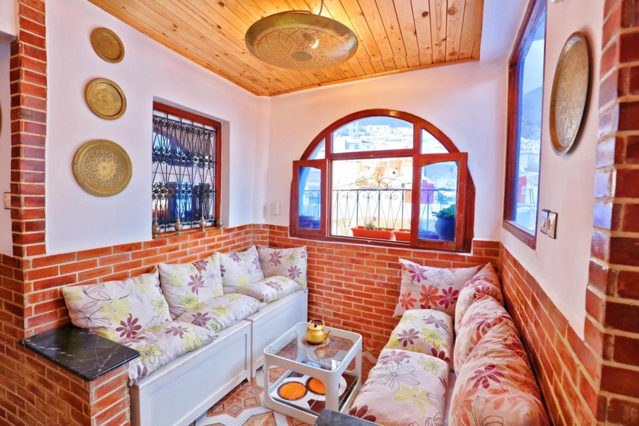 Aymane Rooftop Budget Panoramic Hotel Chefchaouen Exterior foto