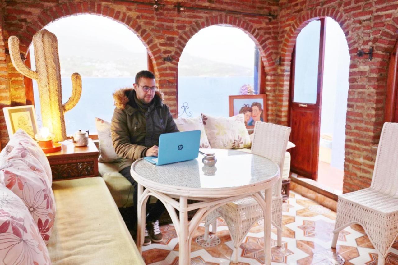 Aymane Rooftop Budget Panoramic Hotel Chefchaouen Exterior foto