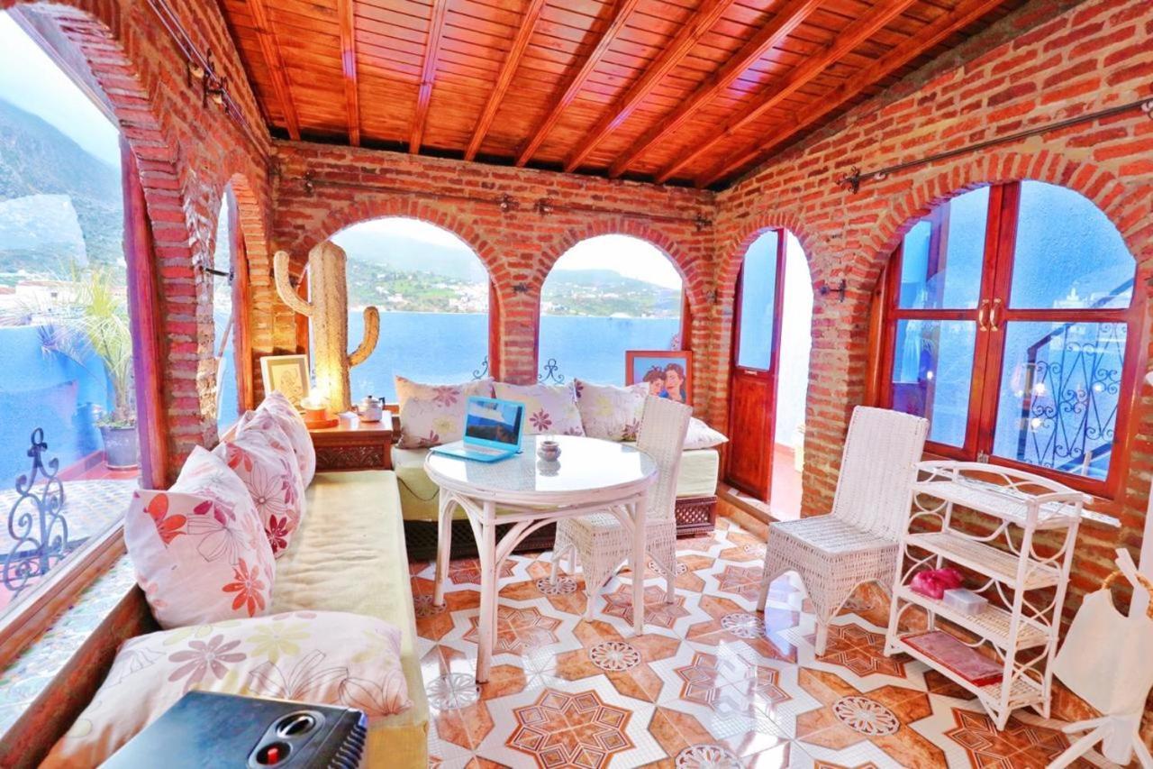 Aymane Rooftop Budget Panoramic Hotel Chefchaouen Exterior foto